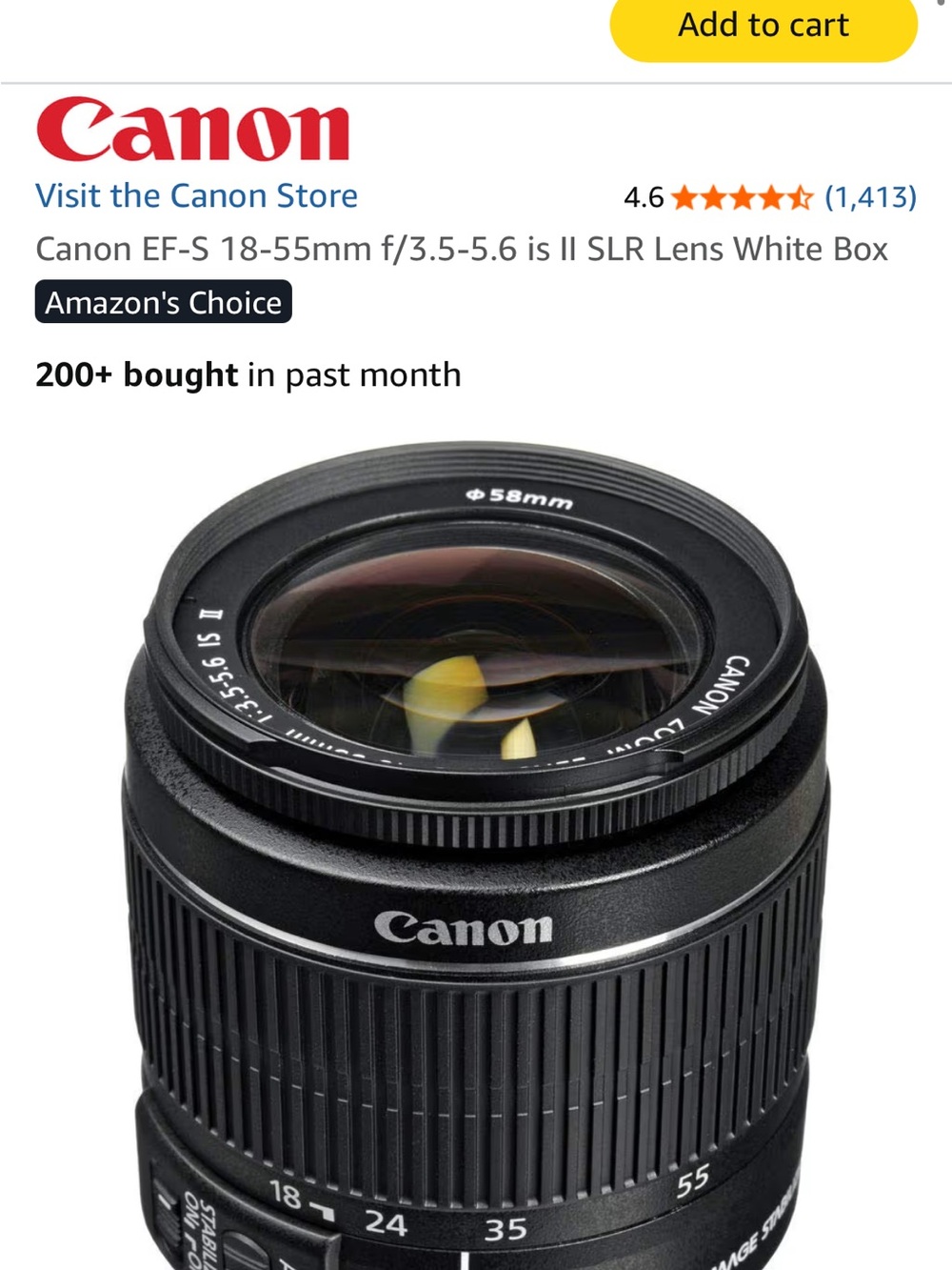 Canon lenses and more